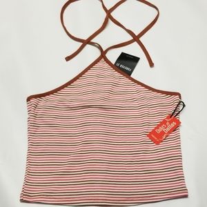 Forever 21 Dukes of Dallas crop top NWT